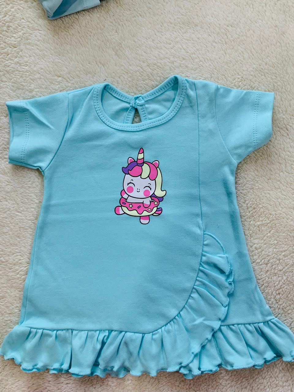 Little Owl Ruffle Dress