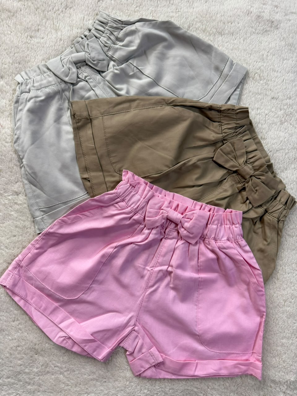 These casual cotton-blend girls' shorts