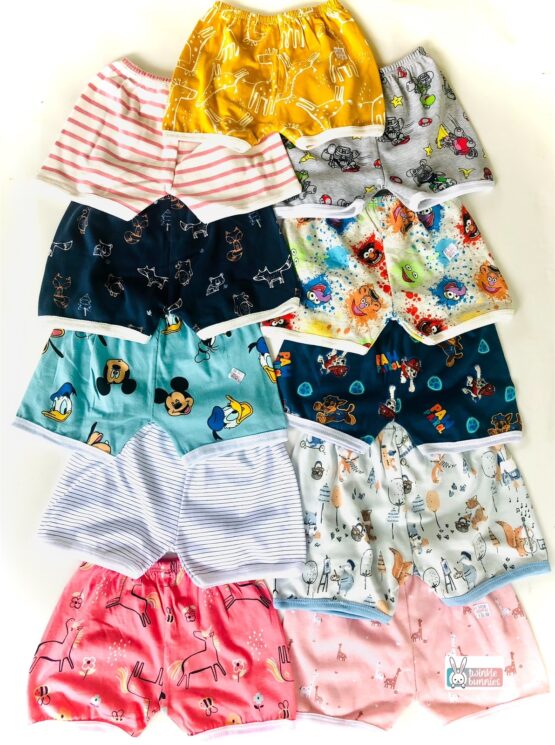 Velona Printed Cotton Shorts (Medium)